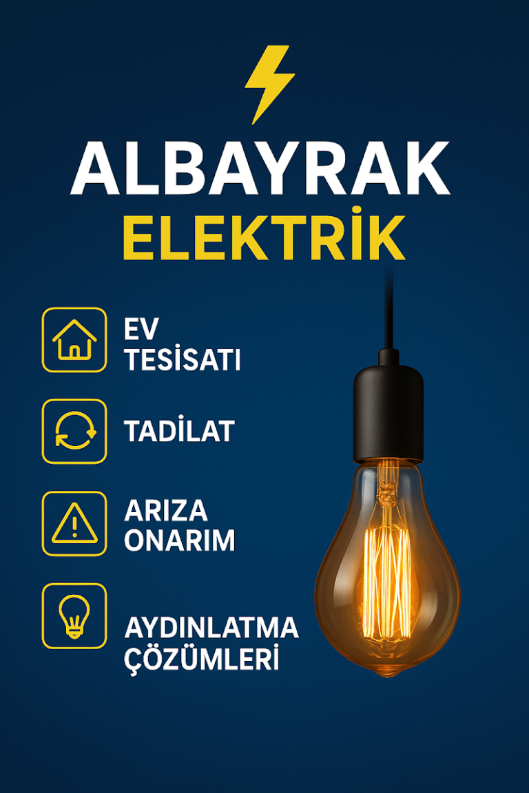 ALBAYRAK ELEKTRİK – BURSA ELEKTRİK ARIZASI – BURSA ELEKTRİK AYDINLATMA VE KAMERA SİSTEMLERİ