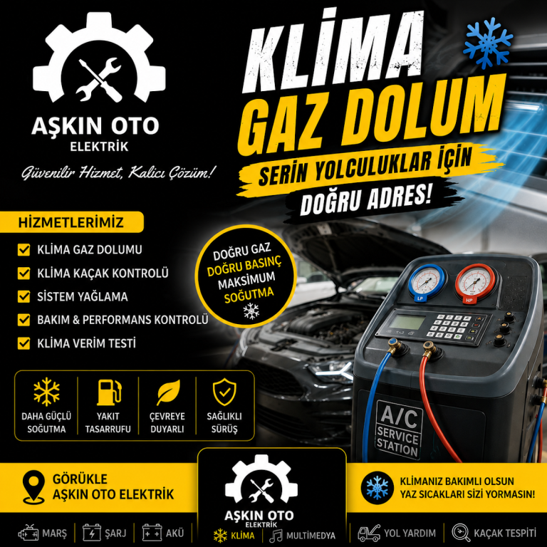 AŞKIN OTO ELEKTRİK-AKÜ-KLİMA-MULTİMEDYA