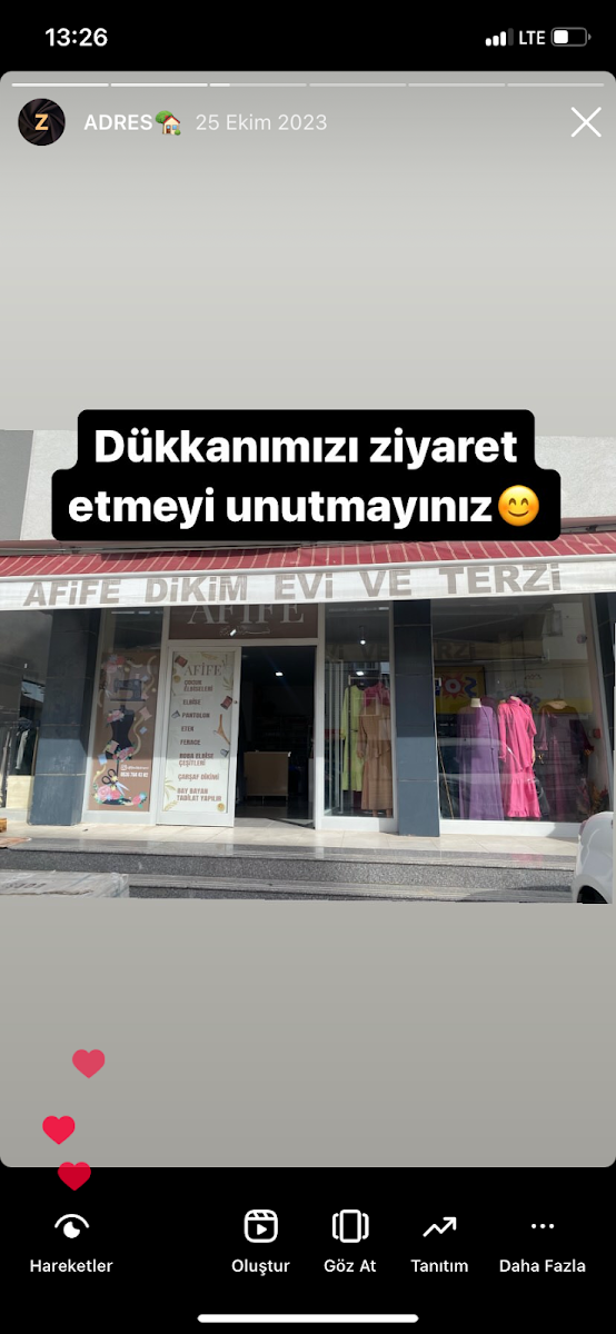 Afife butik terzi