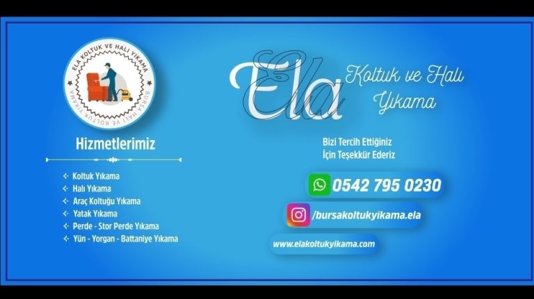 Bursa Koltuk Yıkama