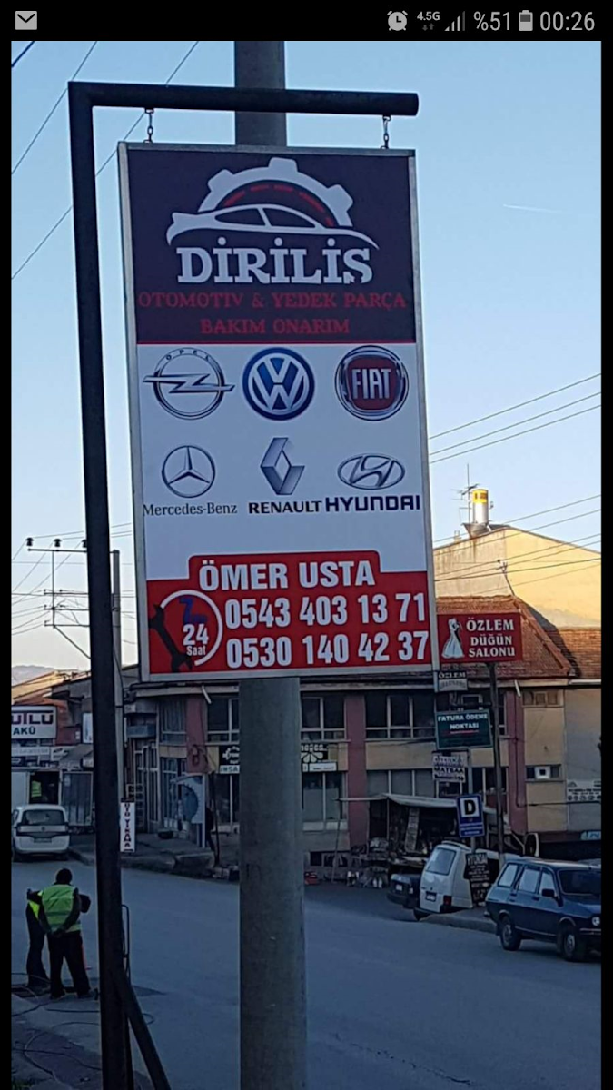 Diriliş oto kastamonu