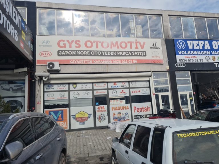 GYS Otomotiv Japon Kore Araçlarının Yedek Parça Satışı