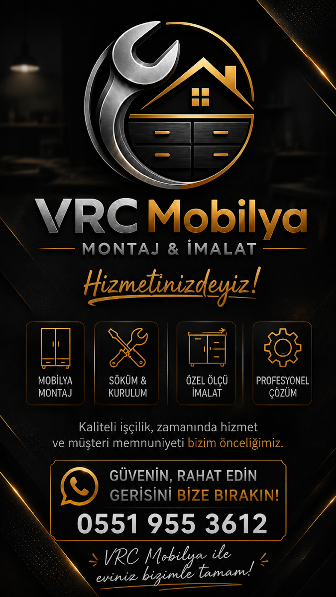 İstanbul Mobilya Montaj & İmalat – VRC Mobilya