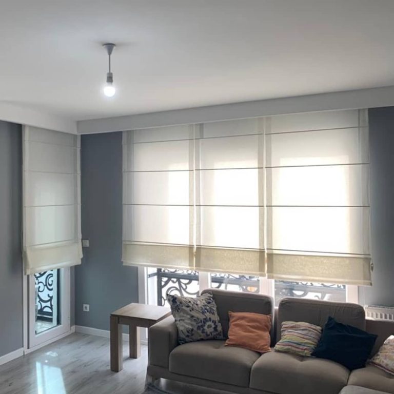 Mina Perde- Kağıthane Perdeci – Stor Güneşlik Jaluzi Zebra Tül Fon Katlamalı Perde –