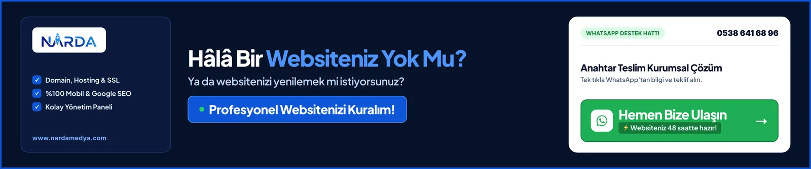 Kurumsal Web Tasarım ve Yazılım Çözümleri - Firma Konum & Narda Medya