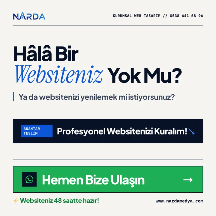 Profesyonel Web Tasarımı ve Yazılım Çözümleri - Narda Medya