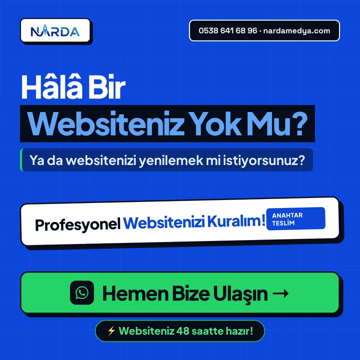Hala Bir Web Siteniz Yok Mu? Profesyonel Web Sitesi - Firma Konum